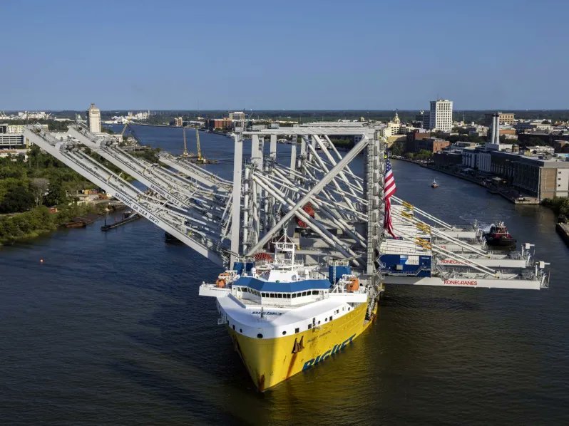 Konecranes entrega cuatro grúas STS al puerto de Savannah, EE.UU. @Konecranes @GaPorts #MundoMaritimo buff.ly/3R3L3OI