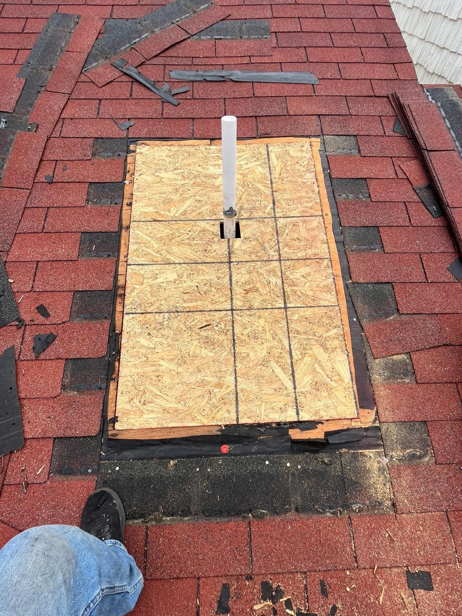 During the roof replacement process or roof repair, our team always identifies any rotten roof decking. To ensure the new roofing system is secured properly, we replace any and all rotted wood. Check out the process of replacing rotten roof decking! 
.
.
.
.
#readyroofing #roo...