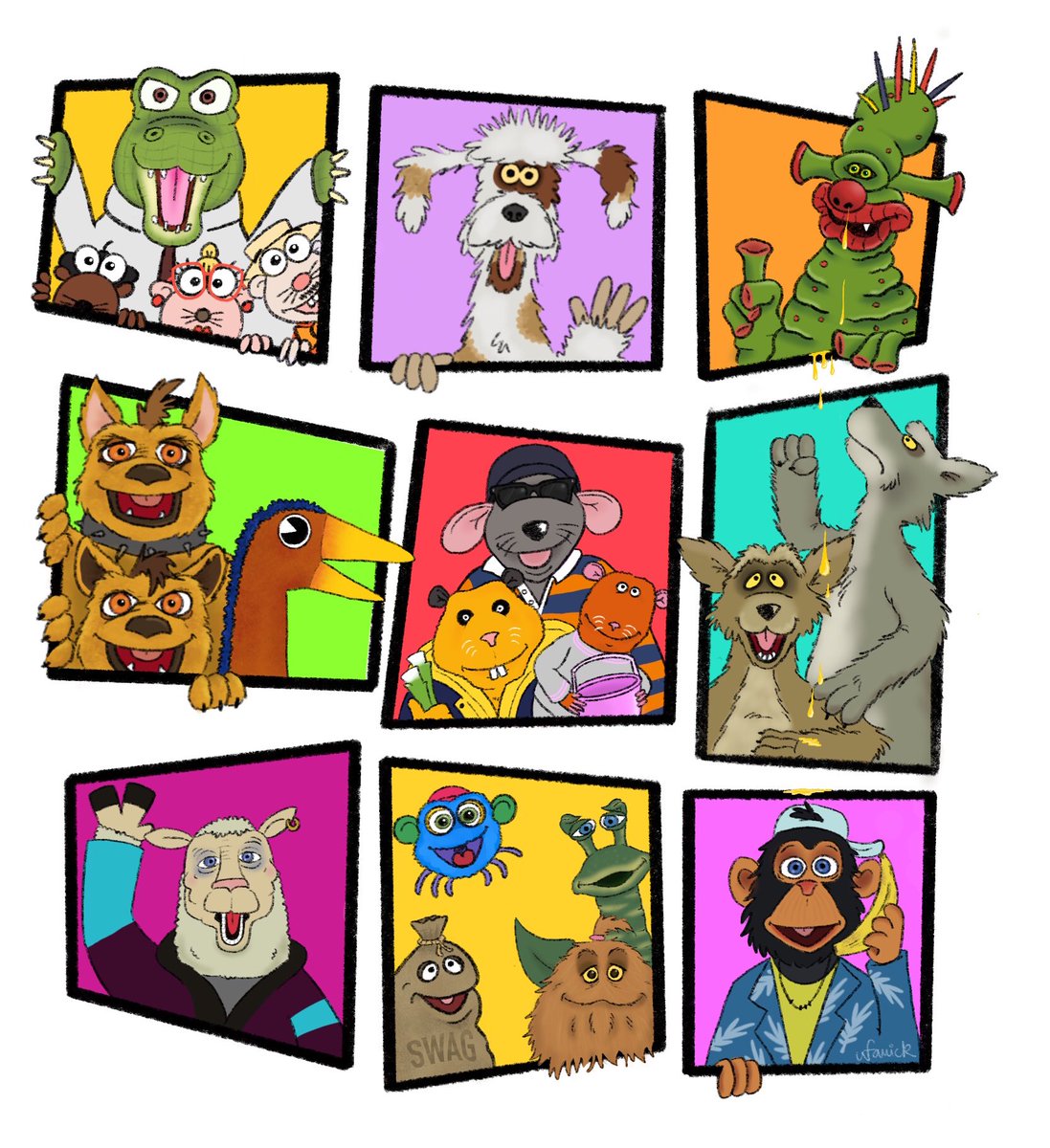 WarrickBP's tweet image. Sad to see the CiTV channel go today. End of an era for Childrens TV. Here’s my tribute to the puppets of CiTV!

#citv #childrensitv 
#puppets #puppeteer #roundthebend #scally #gilbertthealien #scratchandsniff #emu #rolandrat #ratfans #wolfit #nobbythesheep #jarvisthemonkey