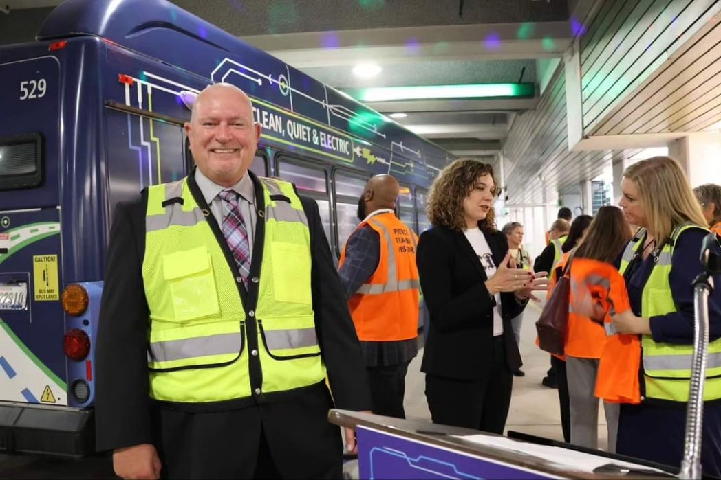 The new on-route electric chargers at Commerce Station Transit Center are a huge win for Pierce Transit. Thank you to everyone who came out to help us celebrate.