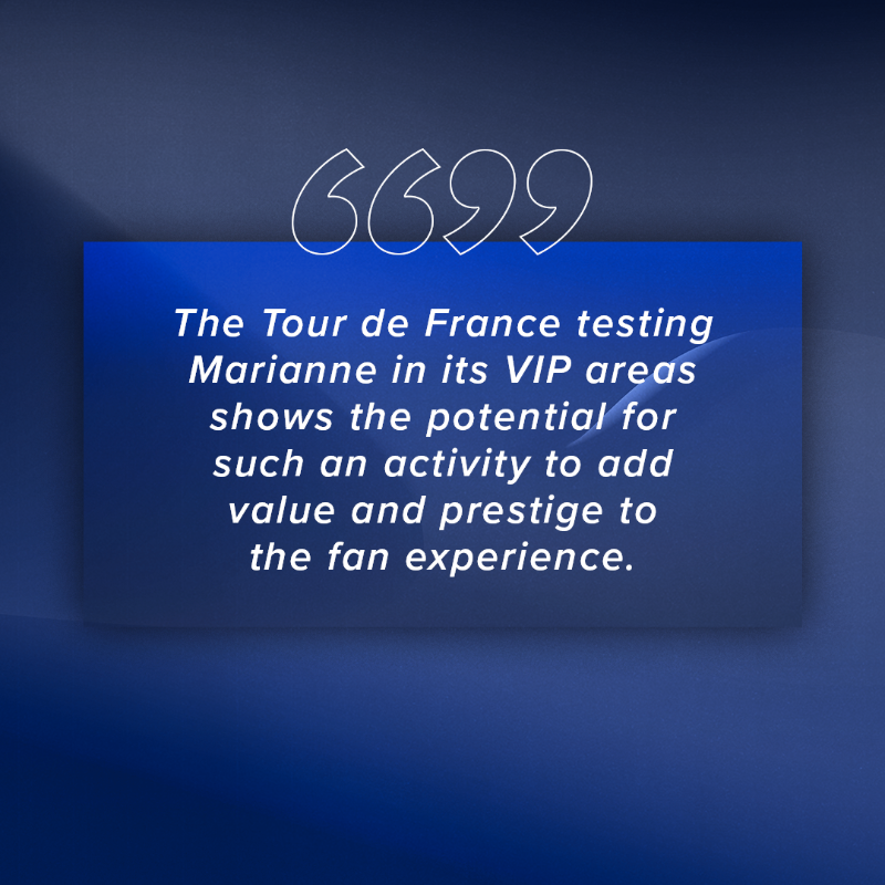 7League's tweet photo. Our monthly Digital Digest analyses emerging trends in sport and is read by some of the industry's most influential figures.

One of this month's features looks at the introduction of Marianne, a guide powered by AI, and her influence on the @LeTour  🚀