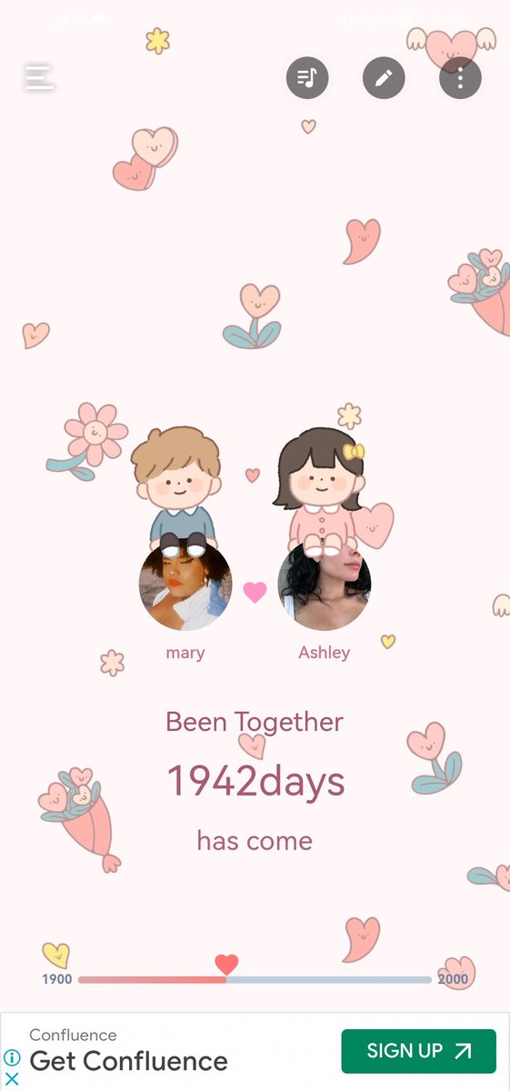 always together and connected. 💛