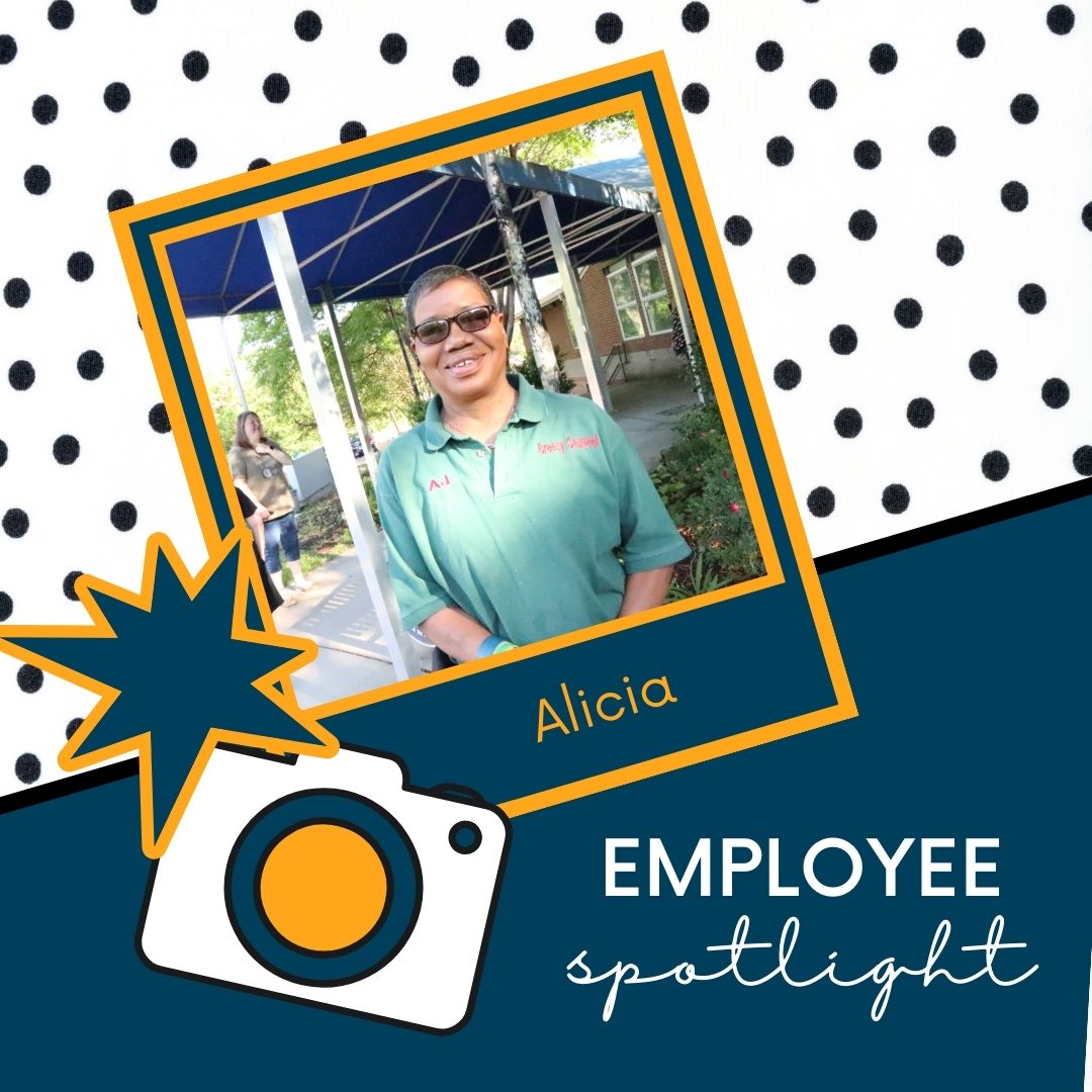 #EmployeeSpotlight. Meet Alicia. View her full interview on Facebook and Instagram