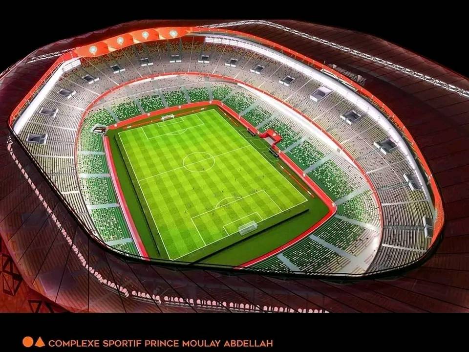 AfricaFactsZone's tweet photo. Morocco is constructing the new 65,000 capacity Prince Moulay Abdallah in Rabat.

It is also building a

 • 25,000 capacity stadium with an athletics track

 • 3,300 capacity car park with two underground floors and a 1,900 capacity car park

• Connecting the stadium to trams https://t.co/yzht9dTkTH
