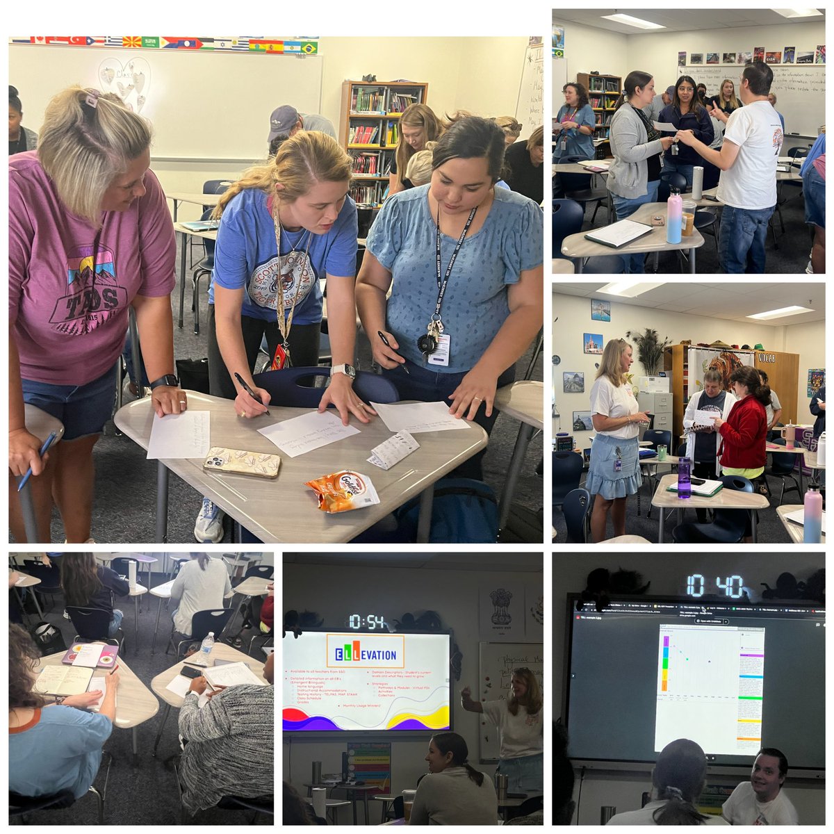 ESL teachers David Walker &amp; Anne-Marie Self presenting “Bridging the Language Barriers” to <a href="/SJMSTigerPride/">SJMSTigerPride</a> staff! Excellent job sharing information, data, and modeling strategies for supporting EBs. Dynamic Duo making a school wide impact for growing students <a href="/MISD_ELSupport/">MISD English Learner Support</a>