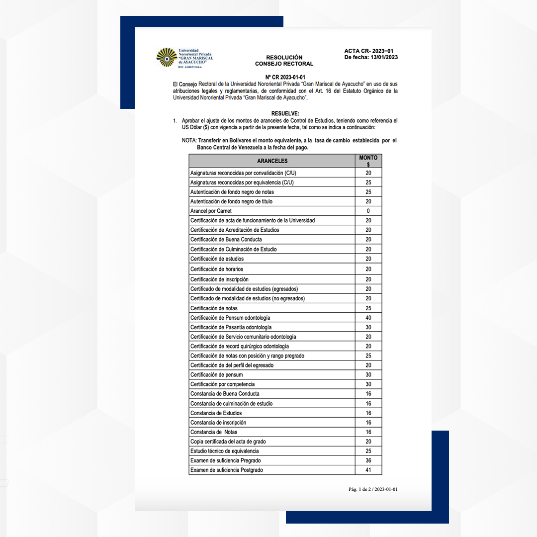 Universidad Gran Mariscal de Ayacucho tweet media