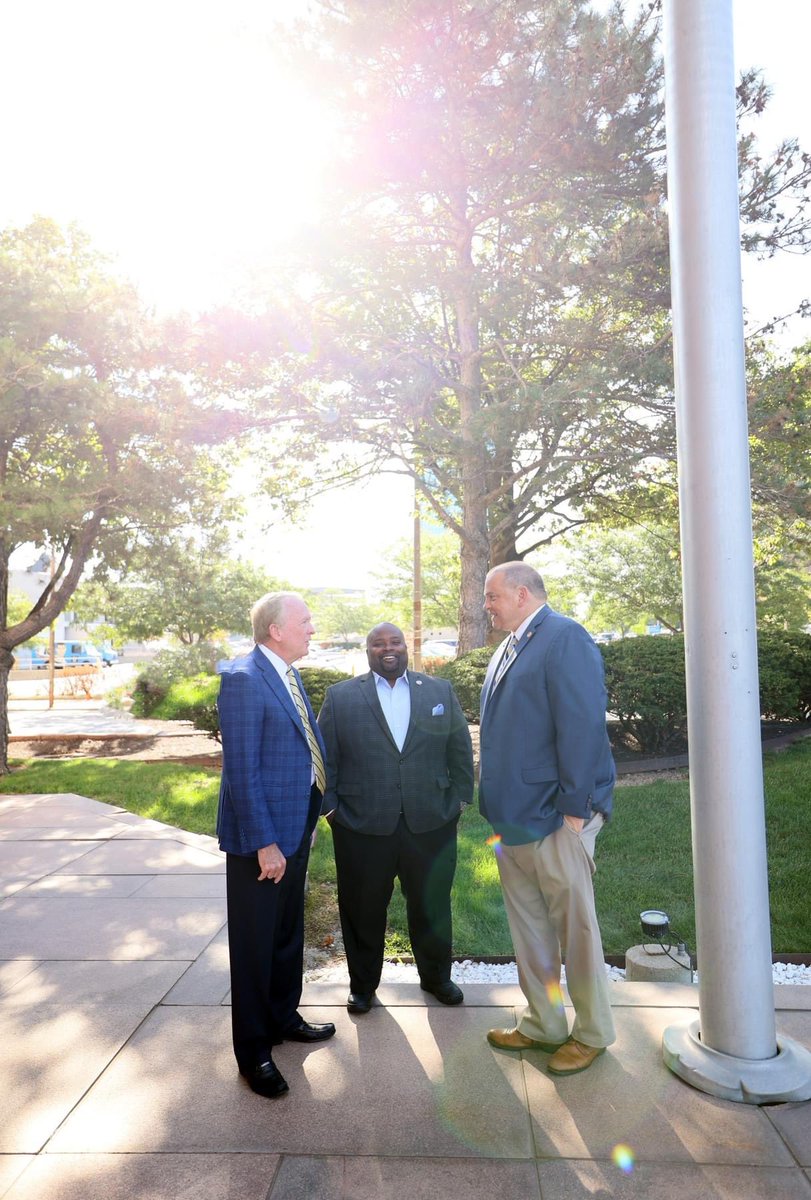 wadekaps's tweet photo. Today, I was joined by Dr. Gregory Postel, President of @UToledo , and Bryan Blair, UT's Director of Athletics, to raise the UT Flag in front of One Government Center to kick off #RocketWeek
This exciting week of events leads up to the first home football game of the season for @ToledoFB against Texas Southern at the Glass Bowl on September 9 at 3:30 p.m. 🚀
During this week, look forward to pep rallies on campus (September 6) and downtown (September 7), along with other events celebrating Toledo Athletics.
Here's to #RocketWeek, and a great home opening football game day on September 9! 🌆🏈