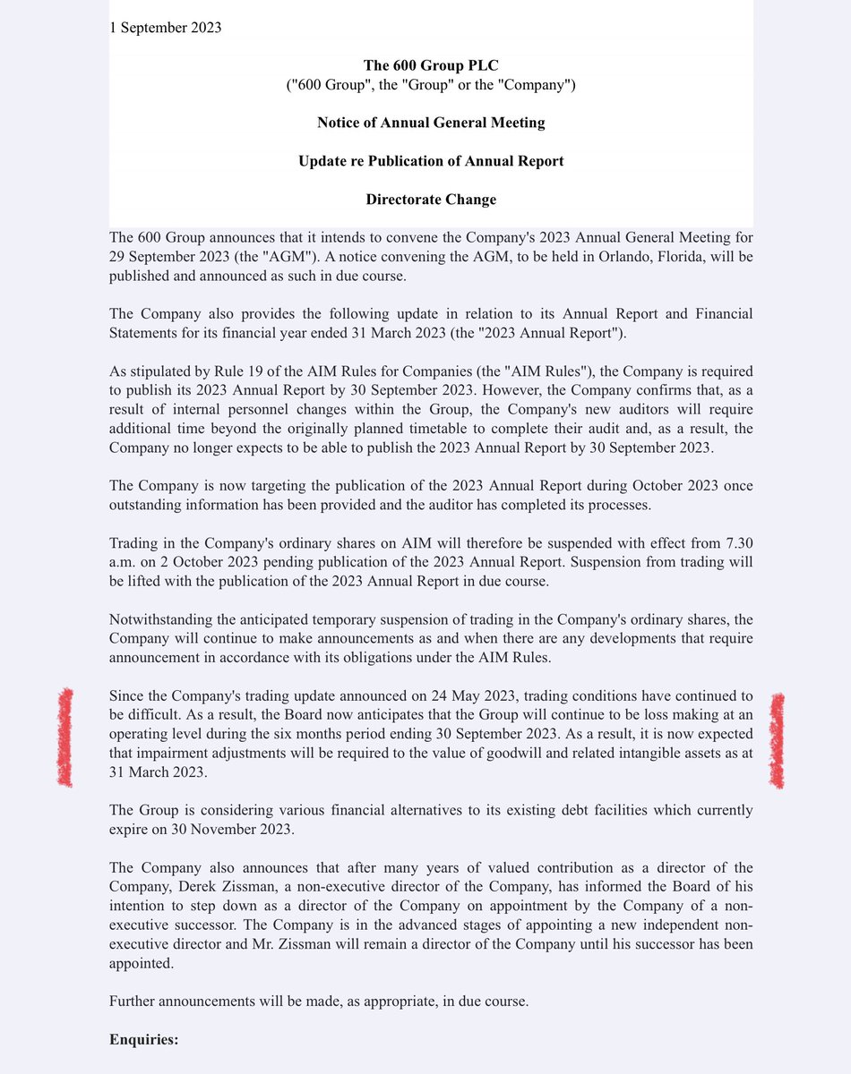 rhomboid1MF's tweet photo. #SIXH sad to see them in dire straits …it’s been a long drawn out car crash for years…& I’d venture that exec chairman Paul Dupree (🇺🇸 national) *may* be a part of the reason….the pivot to the USA seemed like a retirement play rather than a carefully crafted strategy 🤷♂️ https://t.co/X90D6hOzrE