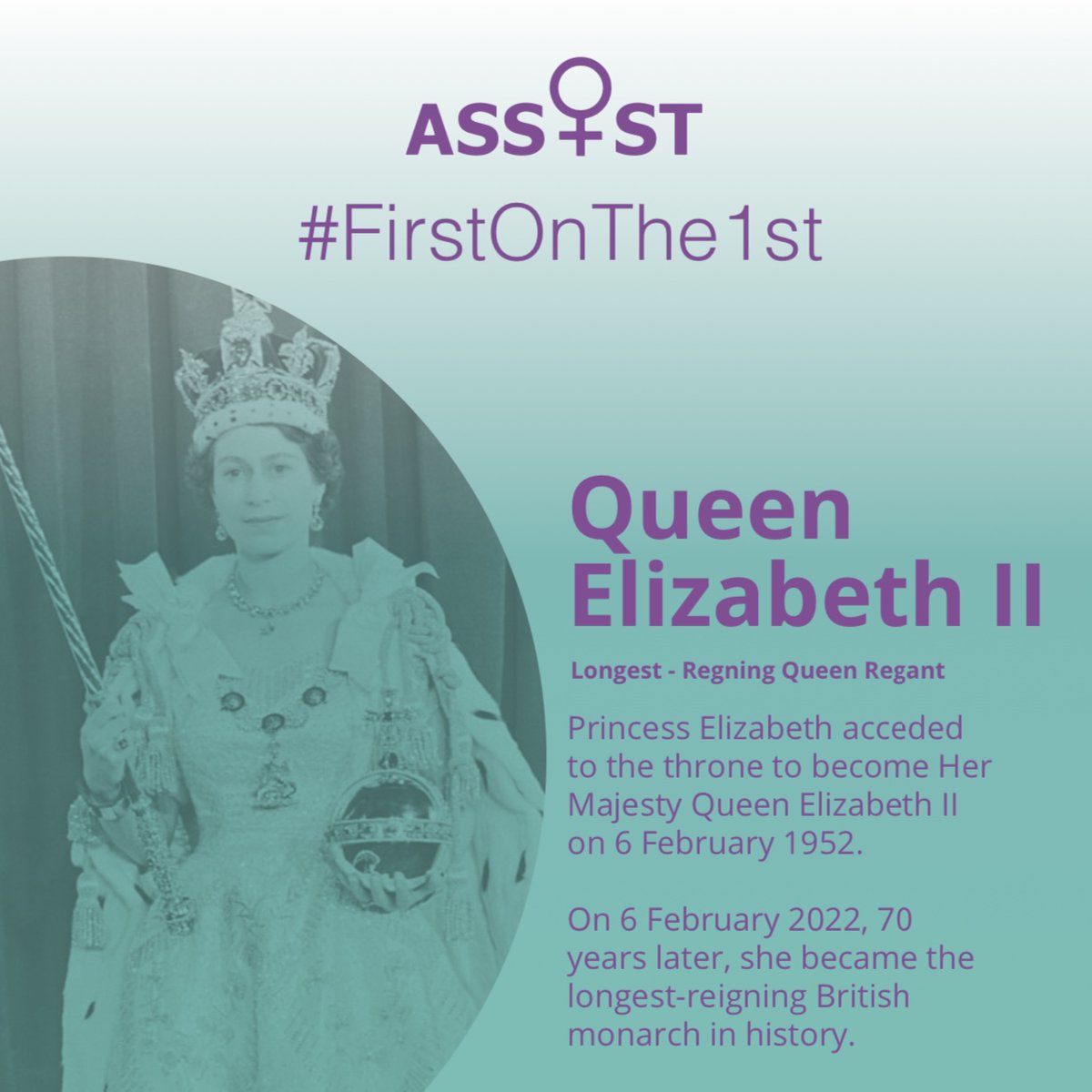 👑In September's #FirstOnThe1st, we honour the late Queen Elizabeth II, the longest-reigning British monarch in history. Her remarkable reign and legacy of service and leadership inspires us all. 🇬🇧👸 #QueenElizabethII #BritishRoyalty #Legacy