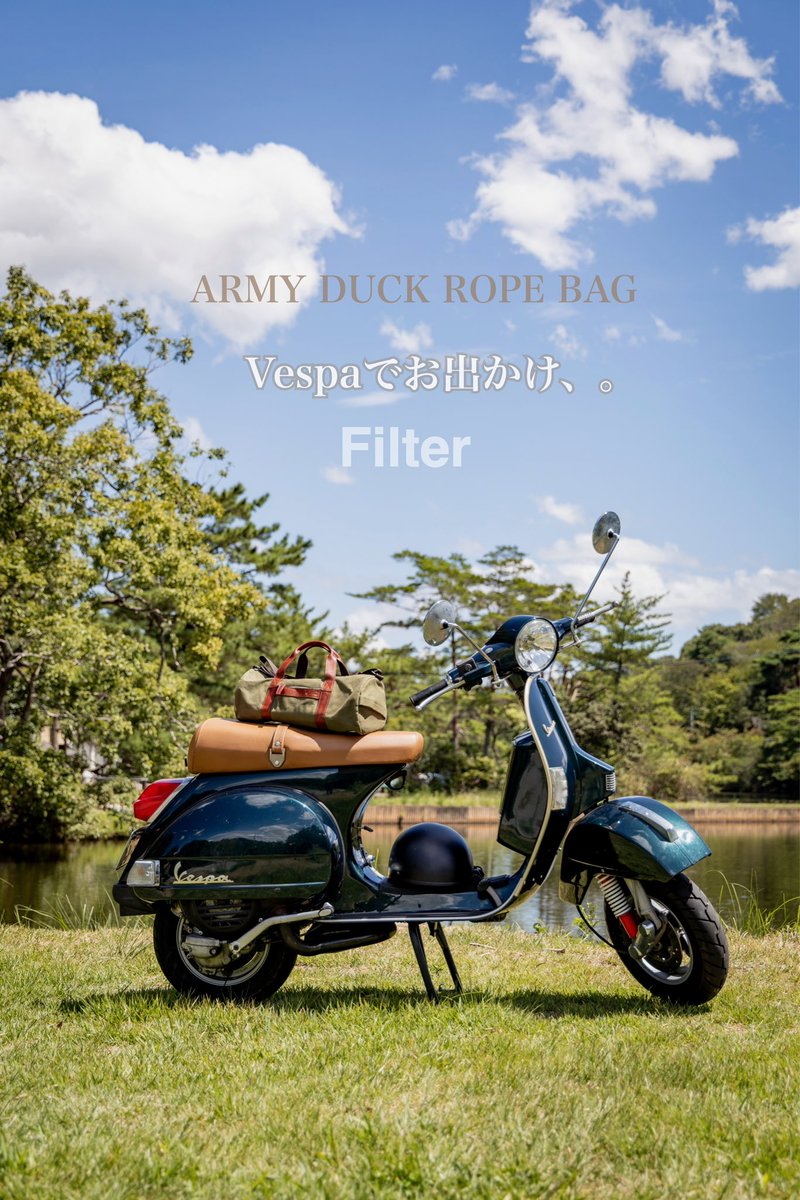 nyoro19's tweet photo. 2サイクルなVespaでお出かけ、。
最後の方のモデルは分離給油なのでいちいち混合油を作らなくていいので楽ちんですね。
ROPE BAGにお弁当を詰めてロケーションの良い日陰でのんびりするのは最高に気持ちいい。
https://t.co/7NqQ6mL2JK
#Vespa
#バイクショップ万治郎
#Filterweb
#Filter https://t.co/FekKceVngy