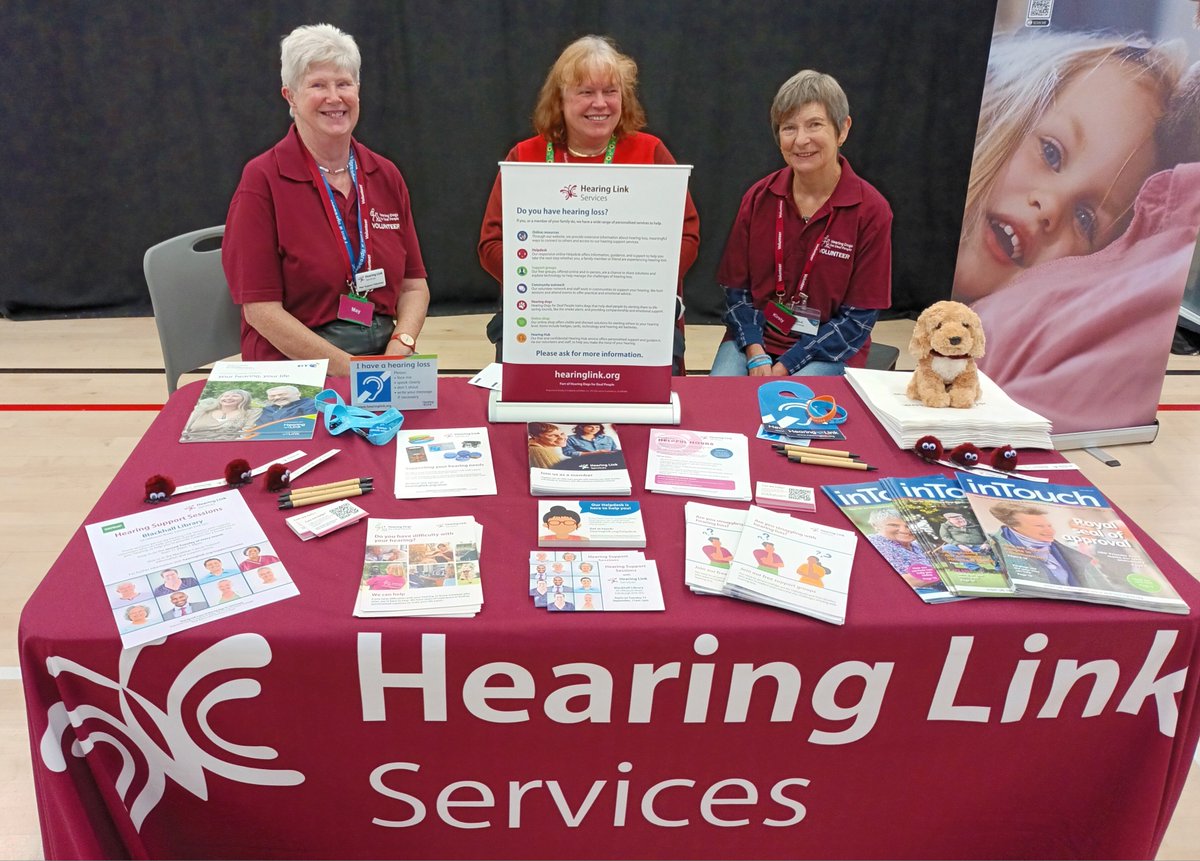 A wonderful was had at the #SeeHearFest in #Edinburgh. It was lovely to meet and talk about our services with so many people. Thank you to our wonderful volunteers May, Catherine and Kirsty. 🩷