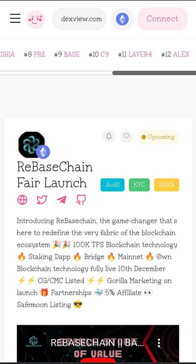 ReBaseChain Network tweet media