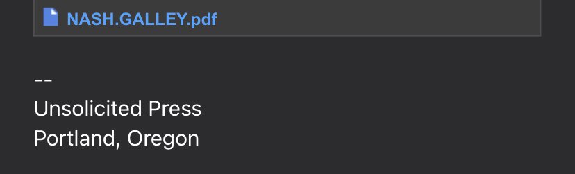 Best email ever. Internal galley for the new book. 

#author #writerslife #newbook