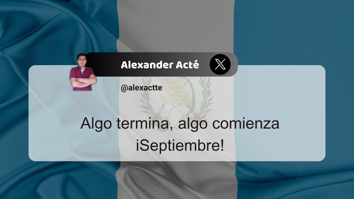 Alexactte's tweet photo. #Septiembre https://t.co/MaxgtNfsn3