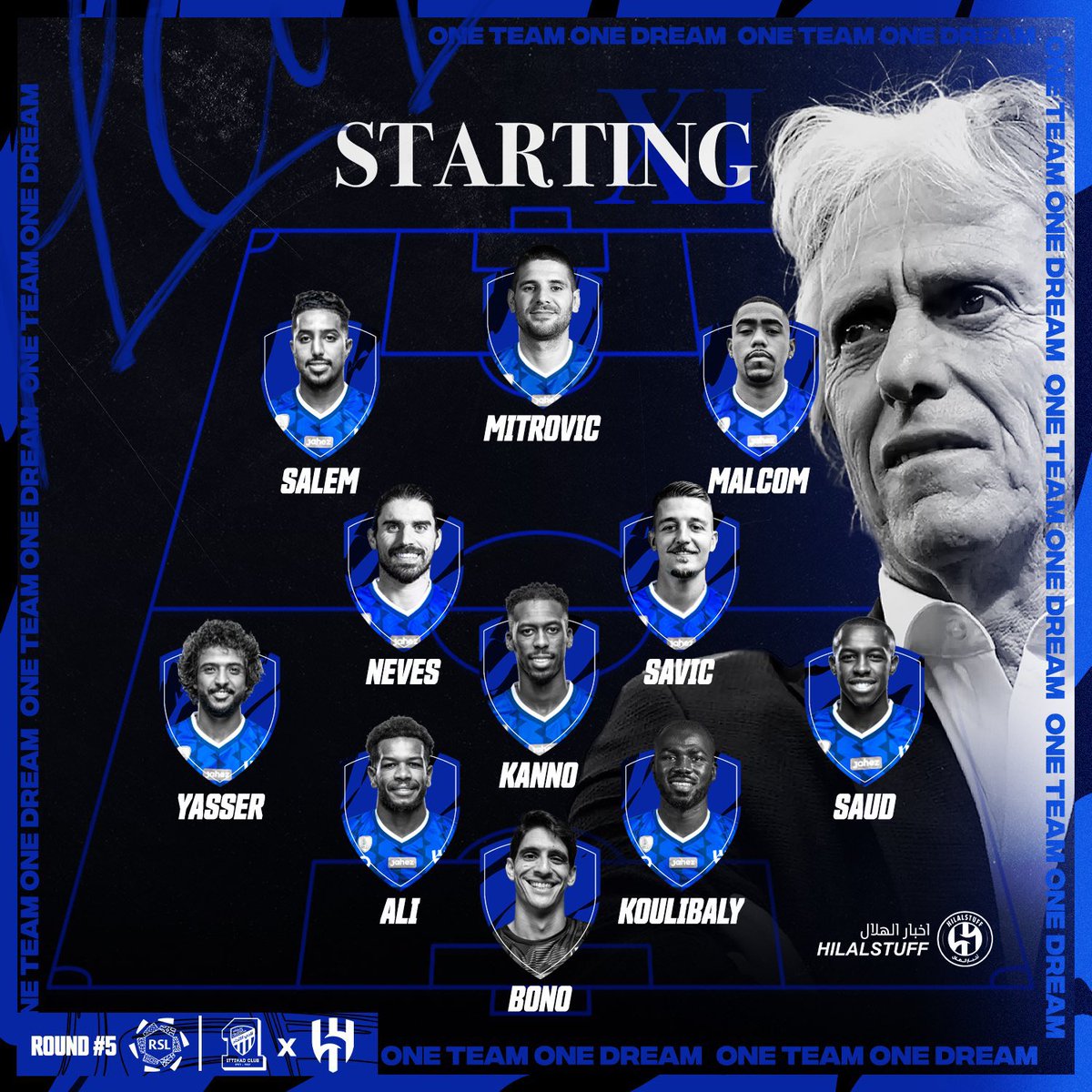 تشكيلة الهلال امام الاتحاد 🔵

#الهلال_الاتحاد 
#INDvsPAK
..