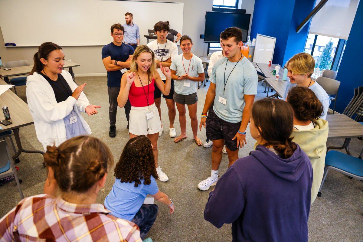 cburyNews's tweet photo. Leadership training is in full swing on our hilltop! We say it each year...our students—especially our leaders—create the culture of our school community. We know all our Saints will make an incredible mark on our community this year! #BestSmallBoardingSchool https://t.co/hR3PBvv8Ei