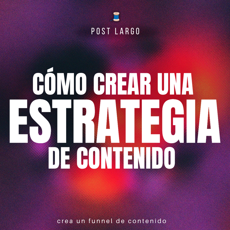 jorgevayron's tweet photo. Cómo desarrollé mi estrategia de contenido.

🧵👇

¿Talvez has escuchado sobre embudos de ventas, pero sabes que es un embudo de contenido? 

Si no estás muy familiarizado con el concepto de un embudo de contenido. 

No te preocupes, yo te explico. 

Un embudo de contenido es un modelo para crear y distribuir contenido de forma estratégica para guiar a tu audiencia a través de diferentes etapas que existen dentro de un embudo. 

Desde no conocerte, seguirte, convertirse en fans tuyos, hasta desarrollar una conexión real contigo.

 BENEFICIOS DE UN EMBUDO DE CONTENIDO:

→ Credibilidad: Establece confianza y expertise al proporcionar información valiosa. 

→ Compromiso: Fomenta relaciones más fuertes con la audiencia a medida que avanzan. 

→ Personalización: Permite adaptar el contenido a las necesidades individuales de tu audiencia. 

→ Sistematización: Es más fácil crear los sistemas necesarios para crear y distribuir tu contenido. 

👉 CONTEXTO. 

Es importante entender las diferencias entre un embudo de contenido y uno de ventas. 

❤️ Embudo de contenido ❤️

• Propósito: Educar e informar a la audiencia objetivo 

• Audiencia objetivo: Personas interesadas en el tema del contenido

• Contenido: Artículos, vídeos, webinars, etc. 

• Objetivos: Generar leads, aumentar el conocimiento de la marca y construir confianza

• Etapas: Descubrimiento, consideración, decisión 

📈Embudo de ventas 📈

• Propósito: Convertir leads en clientes

• Audiencia objetivo: Personas que están considerando comprar un producto o servicio 

• Contenido: Demostraciones, presentaciones, ofertas, etc.

• Objetivos: Obtener leads calificados, cerrar ventas y aumentar el valor del pedido

• Etapas: Conciencia, interés, deseo, acción

Para que una estrategia de contenido sea efectiva, tienes que tener un funnel (embudo) de contenido con un objetivo claro. 

En mi caso, quiero crecer mi audiencia y mi influencia en el sector de marketing, Web 3 y negocios. 

Tu contenido siempre va a ser un reflejo de tu marca personal. 

Y tu marca personal siempre va a tener una jerarquía de asociaciones. 

En mi caso, esta es la jerarquía de asociaciones que quiero crear con mi estrategia de contenido. 

1) Marketing 
2) Web 3 
3) Negocios 

Ahora creemos el funnel de contenido. 

Paso #1: Identifica que tipo de contenido quieres hacer. 

Escrito, Audio o Video.

En mi caso, yo elegí hacer contenido escrito y en formato de audio. 

Paso #2: Tenemos que identificar que plataformas vamos a utilizar, pero sobre todo, qué plataforma tiene mayor potencial para el tipo de contenido que queremos crear. 

Como el tipo de contenido que voy a crear es escrito y de audio, la plataforma que más potencial tiene para mi estrategia es Twitter y LinkedIn.

Es importante que también filtremos nuestra respuesta con las siguientes preguntas: 

Nota: Recuerda que estamos utilizando mi embudo de contenido como ejemplo. 

→ ¿Cuáles son mis fortalezas a la hora de crear contenido? 

Me gusta escribir y también me gusta utilizar mi voz. 

→ ¿En dónde está mi audiencia? 

La comunidad cripto vive en Twitter/X y la comunidad de negocios/startups vive en Twitter y LinkedIn. 

→ ¿Cuál es la relevancia cultural de la plataforma?

Twitter/ X continúa creciendo gracias el loco del tío Elon y LinkedIn cada vez tiene más y más engagement. 

El embudo va a tener 4 secciones.  

👉ATENCIÓN 

En la parte superior del embudo - Compartes contenido con el potencial de que sea viral, o contenido con relevancia cultural que lanza una red amplia para atraer una audiencia nueva. 

👉INTERÉS

En la mitad del embudo - Proporcionas valor que sea relevante para las personas y así se convierten en tus seguidores. 

👉DECISIÓN

En la parte inferior del embudo - Proporcionas más valor, pero profundizas con tu experiencia y con tu conocimiento, para convertir seguidores en fans. 

👉FIDELIZACIÓN

Y en la parte final del embudo - Ofreces una llamada a la acción, en donde les ofreces tu producto, servicio o les ofreces ser parte de tu comunidad. 

Sin embargo, la eficacia de un embudo depende del contenido que creas  y el volumen con el que lo generes. 

En mi caso, mi intención es crecer mi influencia y mi marca personal. No me interesa venderle algo a mi audiencia. 

Una estrategia de contenido sólida, enfocada en crecer una marca personal, da más prioridad al valor que se le va a dar a la audiencia, por encima de algún llamado a la acción. 

Cómo se ve mi contenido en este embudo:

Si tienes un objetivo claro, entiendes cuáles son tus pilares de contenido y como va a ser distribuido, te va a ser más fácil producir todo el contenido. 

Recuerda que el objetivo del embudo es guiar a las personas por las 4 etapas. 

En la primera etapa (ATENCIÓN) el contenido escrito que voy a crear va a ser un híbrido entre eventos culturales recientes y mi experiencia en marketing, negocios y como Web3 degen. Y con mayor potencial de que sea viral.

En la etapa de (INTERÉS) el contenido también es escrito, pero más enfocado en audio, así le aporto valor y variedad con mi contenido a mi audiencia.

En la etapa de (DECISIÓN) mi contenido va a ser más personal, va a mostrar mi lado humano y mi experiencia a lo largo de mi carrera o cosas que estoy aprendiendo.

En la última etapa (FIDELIZACIÓN) mi contenido va a darle la oportunidad a las personas de continuar siendo parte de lo que estoy creando, ya sea por medio de mi newsletter o cualquier otro proyecto. 

El 98% de mi contenido ofrece valor gratuito.  

El 2% restante es contenido promocional de mi newsletter.

Al final de cada semana voy a revisar qué contenido tuvo más tracción y crear más piezas de contenido alrededor de esa pieza original.

Espero que este hilo te haya sido útil.

Sígueme —> @jorgevayron, para más hilos como este.    

Si te gustó, dale ❤️ y 🔁 compártelo.🤙