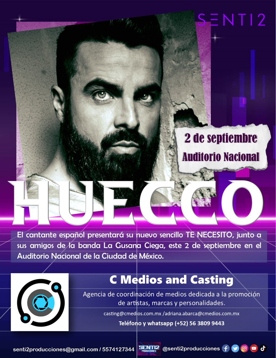 SENTI2PROD's tweet photo. Revista #SENTI2
Nota: @Huecco en #auditorionacional #cdmx #mexico

https://t.co/pIaeRLWlZ5 https://t.co/y6yUpjzood