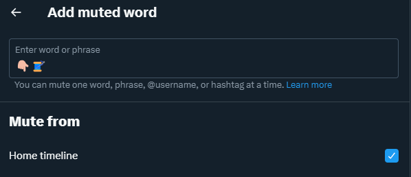 Tezenari's tweet photo. One of the best things to add on Twitter. Blocking the down + thread emojies🙏 https://t.co/LyadWOyG01