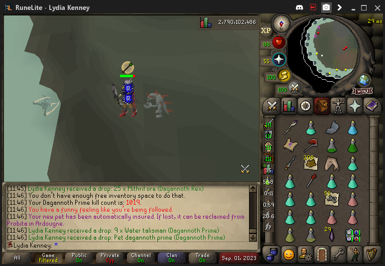 sawkid86's tweet photo. Pet #28: Dagannoth Prime 
Dks Completed!✅ https://t.co/NDUgCppWfw