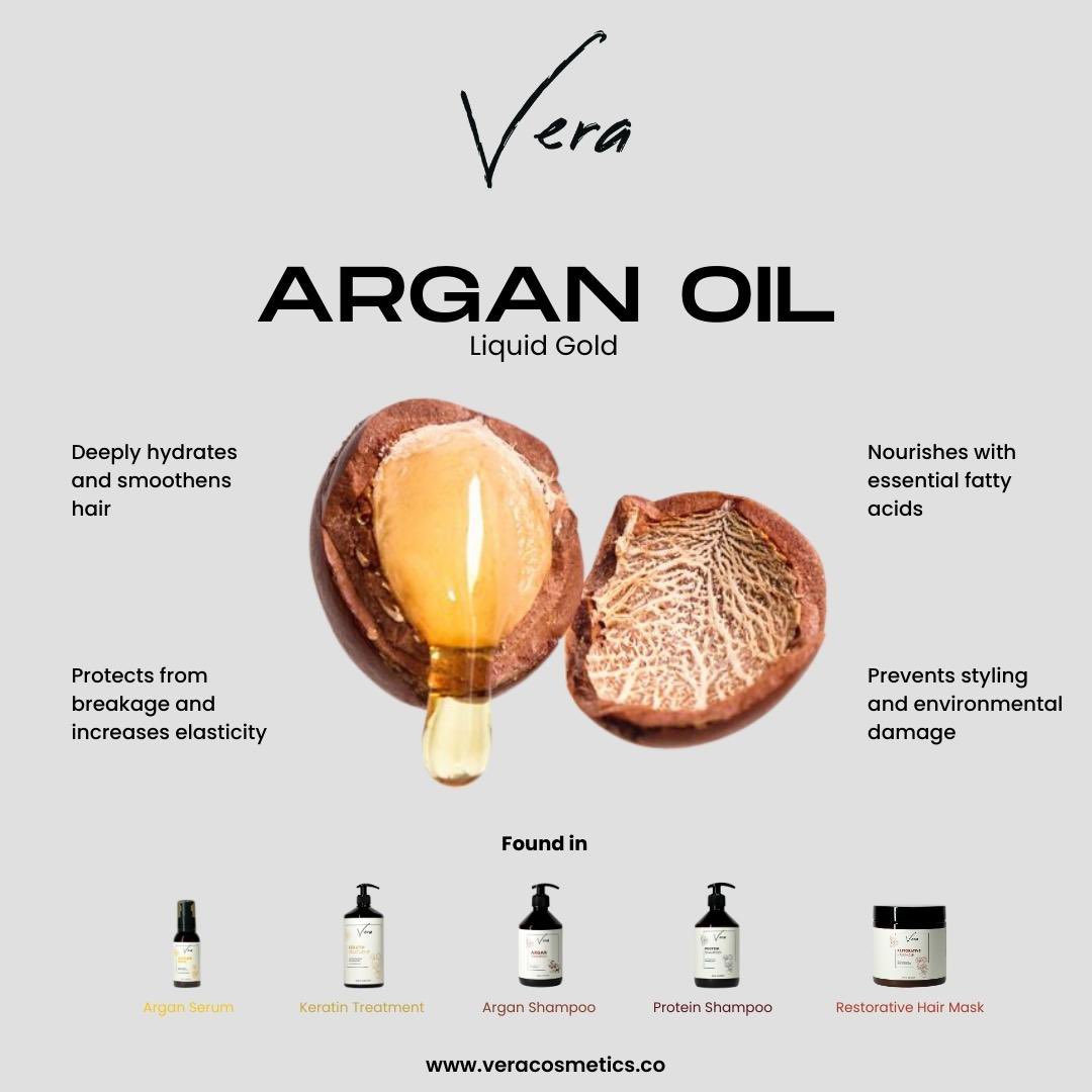 Veracosmetics1's tweet photo. Argan Oil, often referred to as "liquid gold," is extracted from the kernels of the Moroccan Argan tree. This precious oil has been used for centuries by the women of Morocco for its remarkable hair benefits.

#VeraCosmetics #Haircare #ArganOil #KeratinTreatment #Proteinshampoo https://t.co/CcwQ7sND2n
