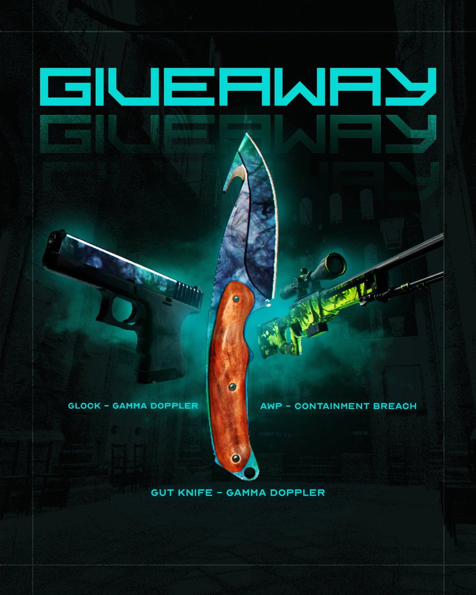 To celebrate the release of CS2 we're hosting a 𝟑𝟎𝟎€ giveaway 🎉

🎁🥇✸ 𝑮𝒖𝒕 𝑲𝒏𝒊𝒇𝒆 - 𝑮𝒂𝒎𝒎𝒂 𝑫𝒐𝒑𝒑𝒍𝒆𝒓

➡️TO ENTER
✅Follow <a href="/K10_GG/">K10 🇬🇧</a> 
🙋Tag 2 Friends
 🔃 LIKE &amp; RETWEET

Winners will be drawn at the end of the month
#CSGO #CSGOKNIFE #CS2 #CSGOGiveaway #GOK10