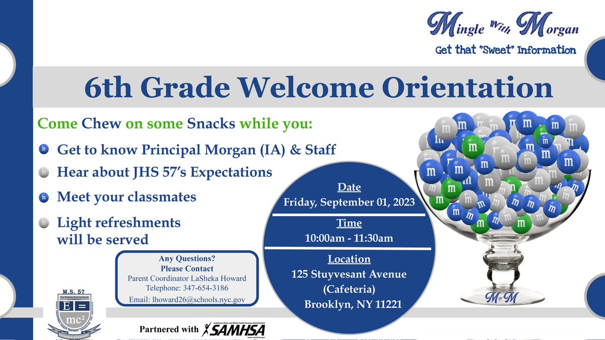 We are so excited to welcome our 6th grade students to the family. Looking forward to seeing you class of 2026.