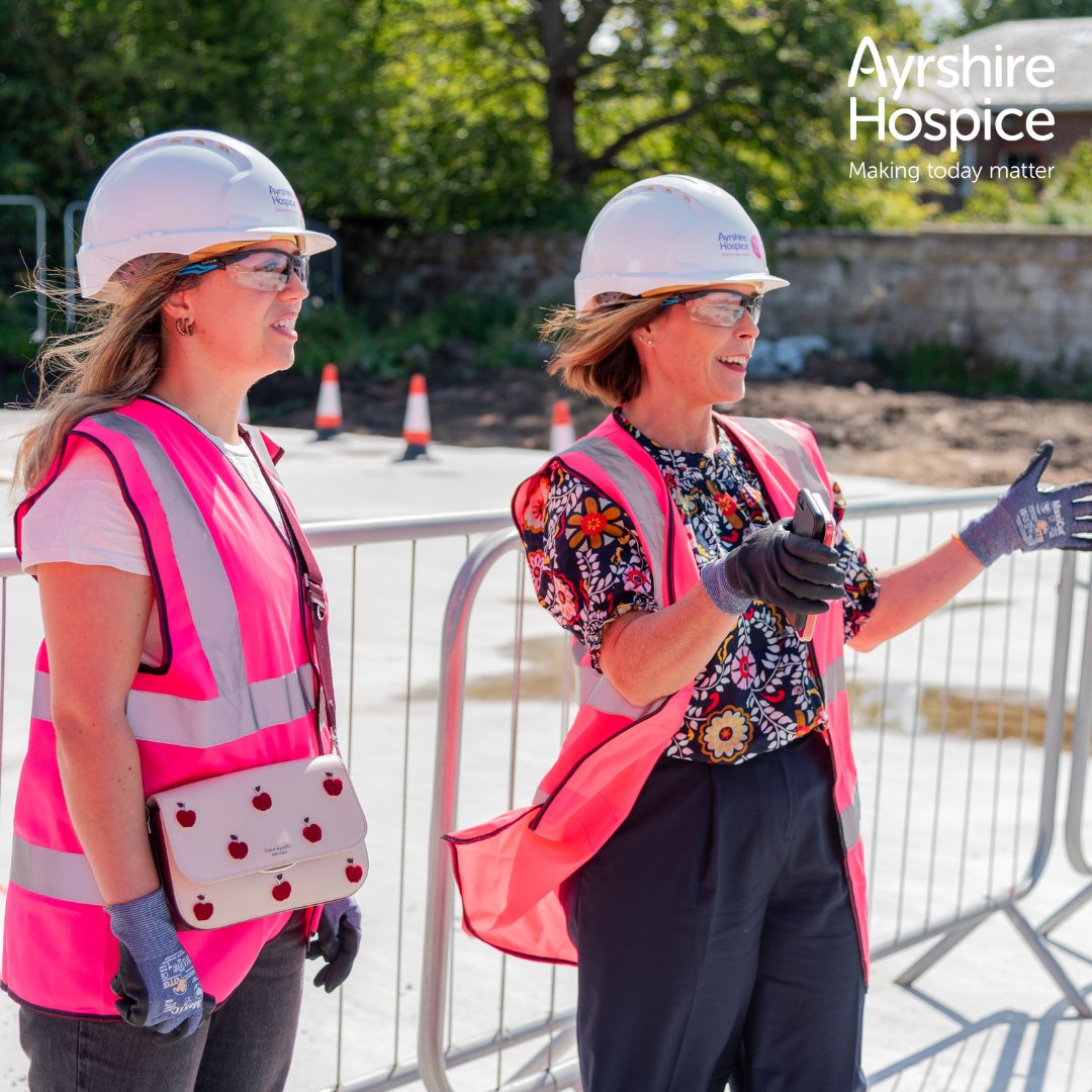 AyrshireHospice's tweet photo. Our Chief Executive, Tracy Flynn, spoke with the Ayrshire Post last week to update them on how work is progressing on the redevelopment of our Home at Racecourse Road, Ayr. 👷🏗️🧱

Read Tracy's interview with Abi Smillie here 👉 https://t.co/8E45PmmqYk https://t.co/5DteUKItAV