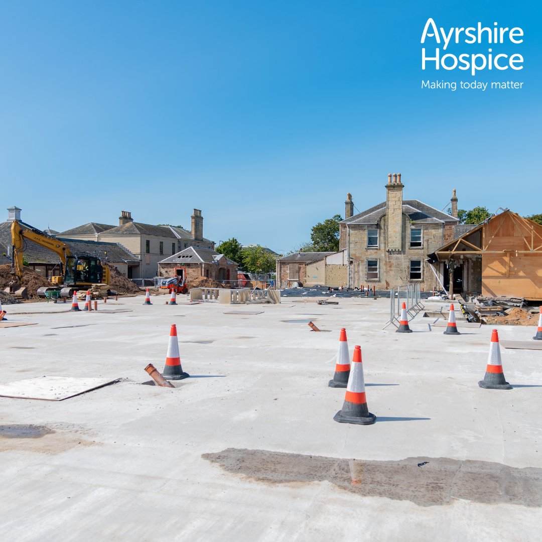 AyrshireHospice's tweet photo. Our Chief Executive, Tracy Flynn, spoke with the Ayrshire Post last week to update them on how work is progressing on the redevelopment of our Home at Racecourse Road, Ayr. 👷🏗️🧱

Read Tracy's interview with Abi Smillie here 👉 https://t.co/8E45PmmqYk https://t.co/5DteUKItAV