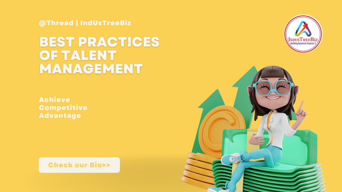 industreebiz's tweet photo. 1/ Talent Management is a strategic approach to attracting, developing, and retaining top talent in your organization. 🌟 Today, we'll explore some best practices to help you build a high-performing team that aligns with your business goals. 

#TalentManagement https://t.co/9qeJQZLLCB