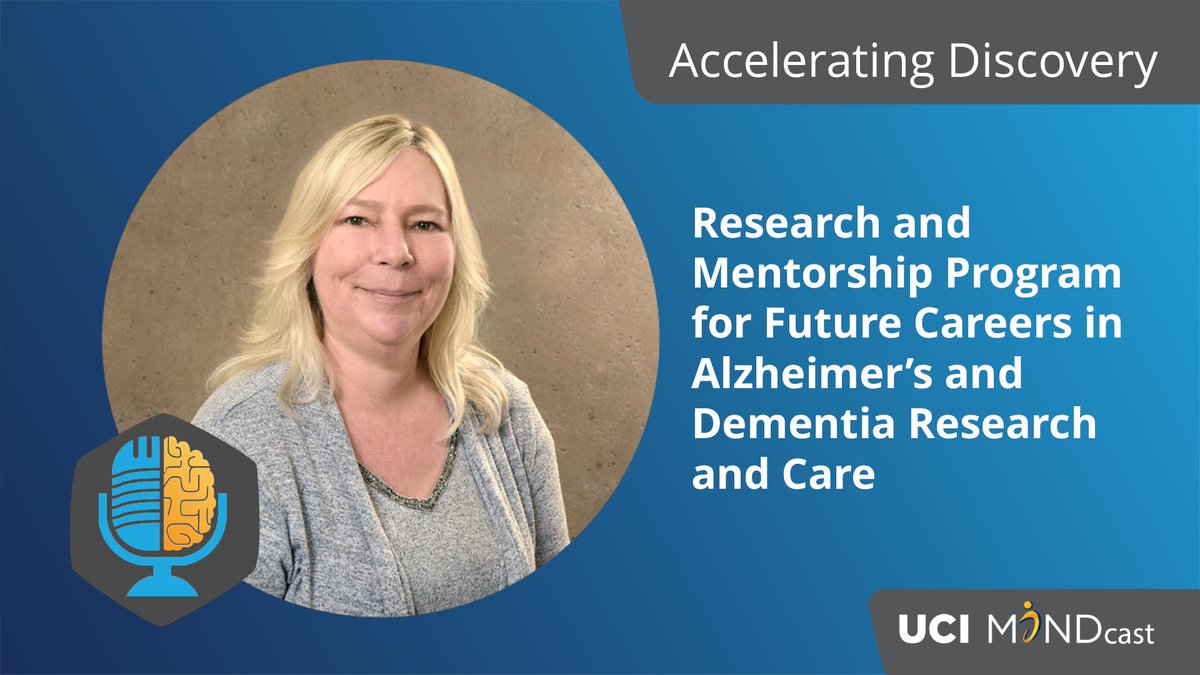 ucimind's tweet photo. In this episode, Dr. Head, core leader of Research and Education Component, discusses RAMP, a collaborative program with UCI MIND and School of Medicine that aims to provide mentorship and training in future #Alzheimer’s and dementia research and care.

https://t.co/o6hT8FJrGt https://t.co/B3Vnx20G5E