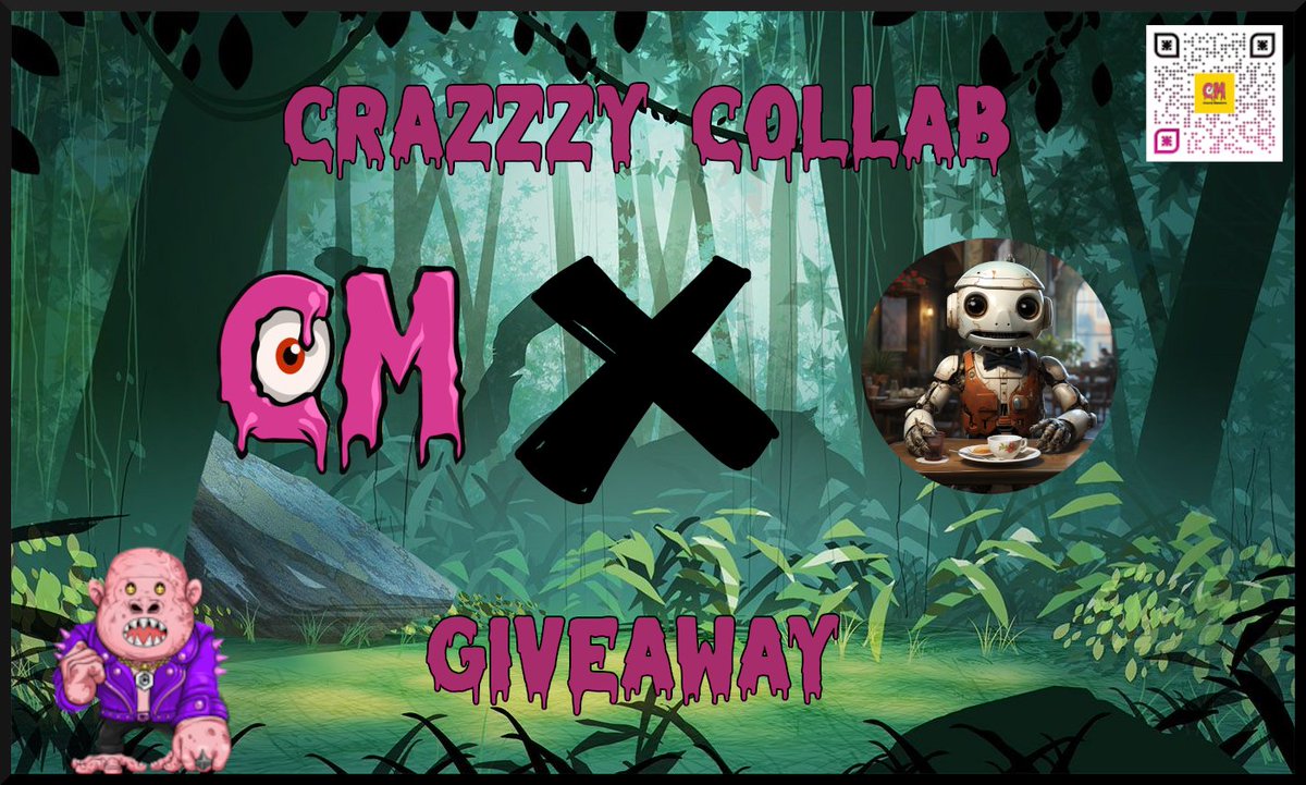 🎁Collab #Giveaway🎁

🎉To Celebrate there upcoming mint: CroMechs!🎉

🏆Prizes🏆

1x 75 Cro
1x Crazzzy Monsters #NFTs

🚨How to Enter🚨

1️⃣ Follow <a href="/CrazzzyMonsters/">Crazzzy Monsters</a> @cro_towers
2️⃣❤️ &amp; 🔁
3️⃣Tag 5 #crofam🫂
4️⃣Join the Discord

discord.gg/YjYHgKNapj
discord.gg/dqQKFfZhaS
