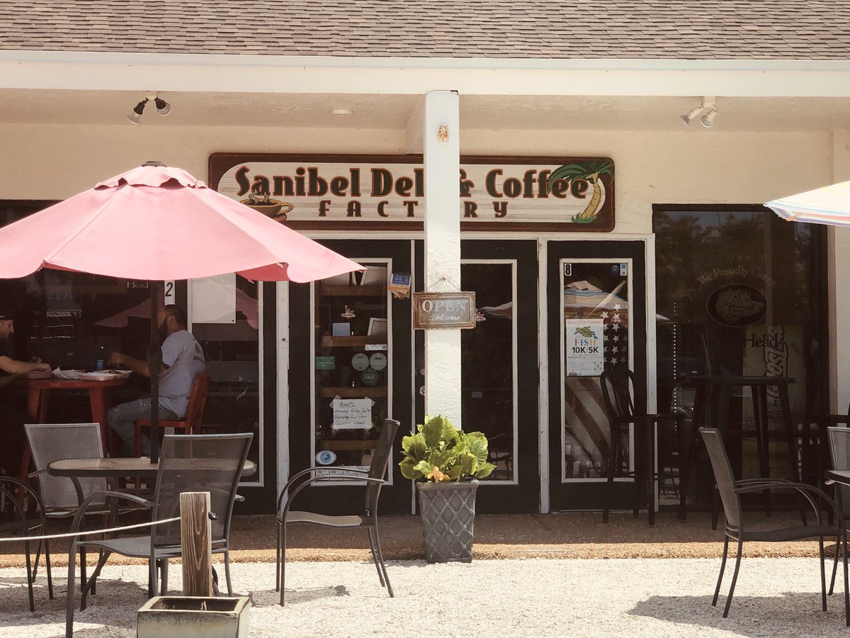 Enjoyed a wonderful lunch at the Sanibel Deli &amp; Coffee Factory. Proud to support island businesses! 😎🏖️