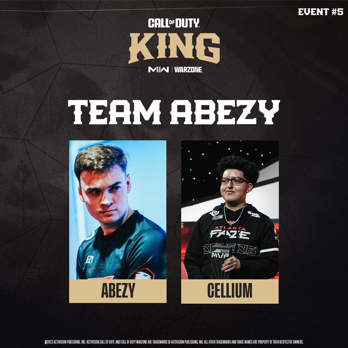 PullzeCheck's tweet image. HERE WE GO WITH THE CDL SIDE 🚨

Its your favorite FaZe boys ready to COOK 😱

Introducing Team aBeZy 👑

@aBeZy  | @Cellium 

#CODKING