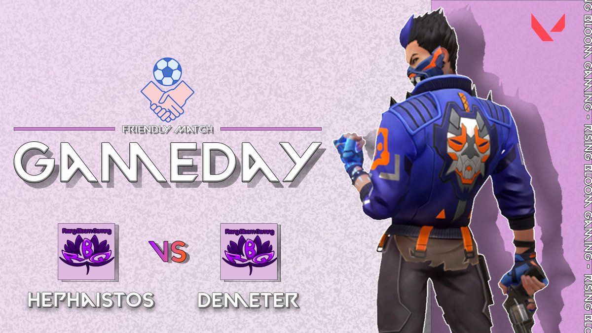 Heute Streamen wir ein kleines Freundschaftsspiel unserer Academy ab 20:15 Uhr. Die Maps sind Haven und Sunset! Live here: twitch.tv/risingbloomgam… #VALORANT #twitch #twitchaffiliate #valode