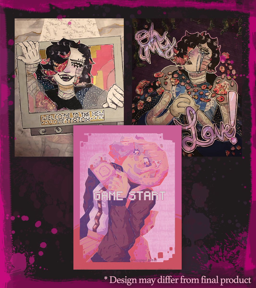 But wait there's more! In our fundraiser, we're sellin a bunch of miscellaneous prints too!  

Get em and even more over at finaldancezine.bigcartel.com 🗡️