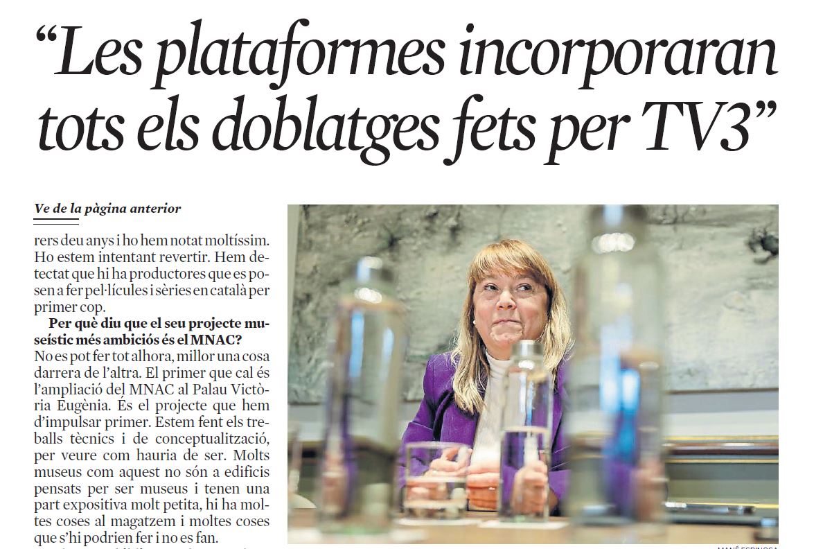 _catseries's tweet photo. 9 de febrer de 2023: declaracions de la consellera de Cultura, @natalia_garriga.

1 setembre 2023:
👉🏻 @HBOMaxES: 114 títols en català.
👉🏻 @NetflixES: 29 títols en català.

Volíeu resultats? Aquí els teniu. El català ha arribat a les plataformes per quedar-se. https://t.co/Q7lJ0ThE3H