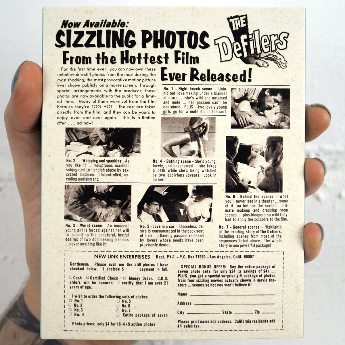 disc_connected's tweet photo. ***ANNOUNCEMENT***

Now available to order from @OCNDistro Partner Label @filmarchive: #TheDefilers / #ASmellOfHoneyASwallowOfBrine (1965/1966)!

Two roughie shockers from David F. Friedman!

Everything they touch is stained! THE DEFILERS are Carl (future filmmaker Byron Mabe) https://t.co/QFBX69qDc5