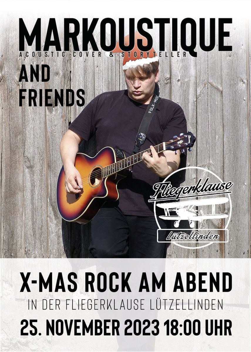 markoustique's tweet photo. Acoustic Rock am Abend war ein voller Erfolg: Über 4 Stunden #AcousticCover am Stück, begeistertes Publikum! Am 25.11. wird es eine Zugabe geben. Dann mit dem ein oder anderen rockenden Weihnachtslied. #lützellinden #acousticRock https://t.co/Y3L3xwGbvw