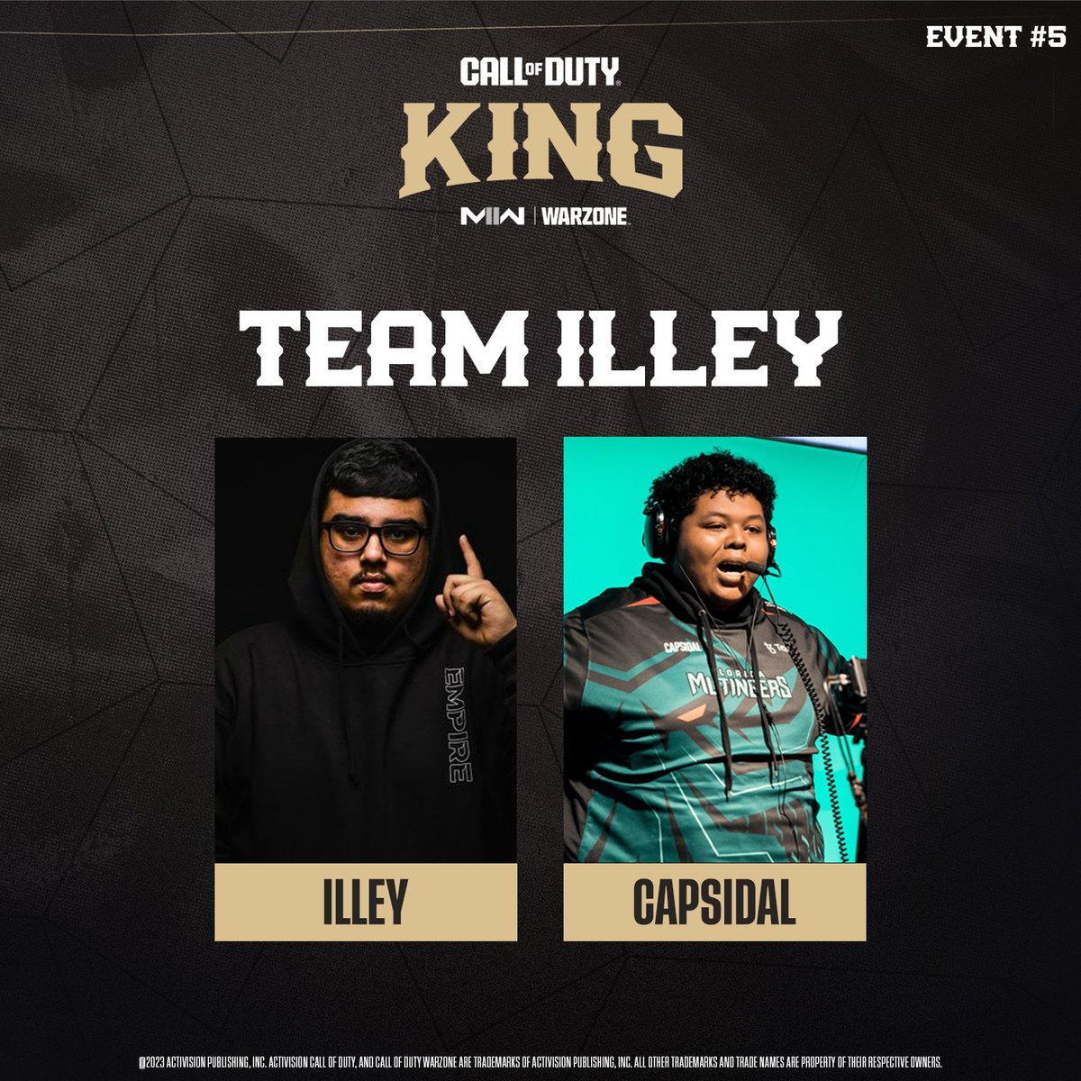 PullzeCheck's tweet image. NEXT UP ON THE CDL SIDE ❗️

We got a lil Texas x Boston action 😈

Introducing Team Illey 👑

@iLLeYYY | @Capsidal_ 

#CODKING