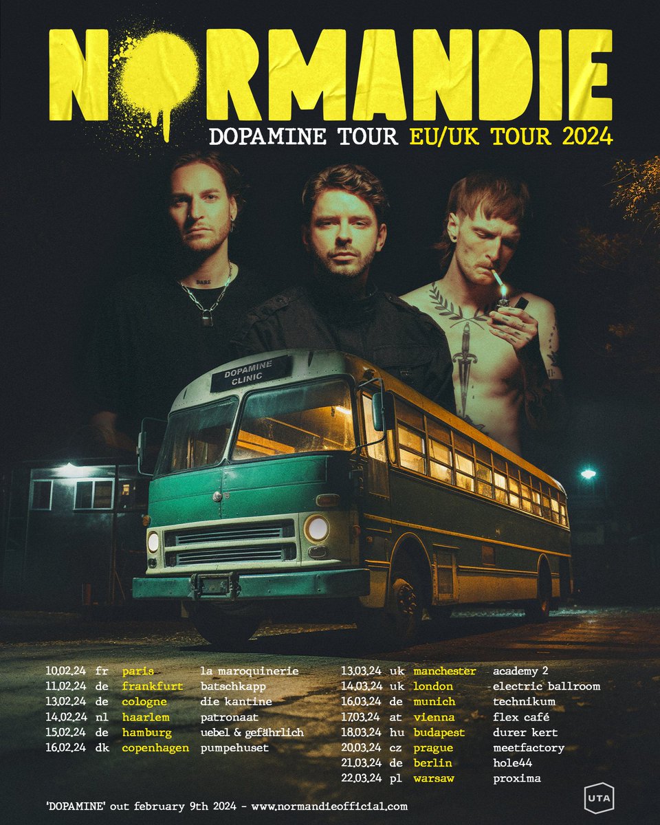 WeAreNormandie's tweet photo. we tour europe and the UK early next year! pre-order the record from our store before sunday 11:59 PM BST and get exclusive early access to tickets via email before ANYBODY ELSE.

https://t.co/7SxD7Ok6vC

see you soon
🙂🙃🙂🙃 https://t.co/rJiPCCtUri