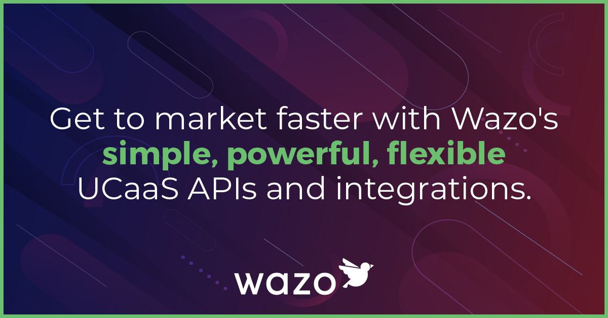 Creating unique UCaaS experiences is quick and easy with Wazo's customizable platform purpose-built for MSPs. Learn more: hubs.li/Q01_Kdsy0

#UCaaS