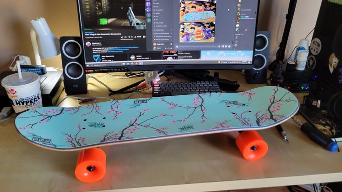 I remembered the cool thing I wanted to post here, it was the skateboard I built.  It has a fish on it<a href="/tag/yegpride"class="tags"><span>#yegpride</span></a><a href="/tag/yegprideparade"class="tags"><span>#yegprideparade</span></a><a href="/tag/edmontonpride"class="tags"><span>#edmontonpride</span></a>