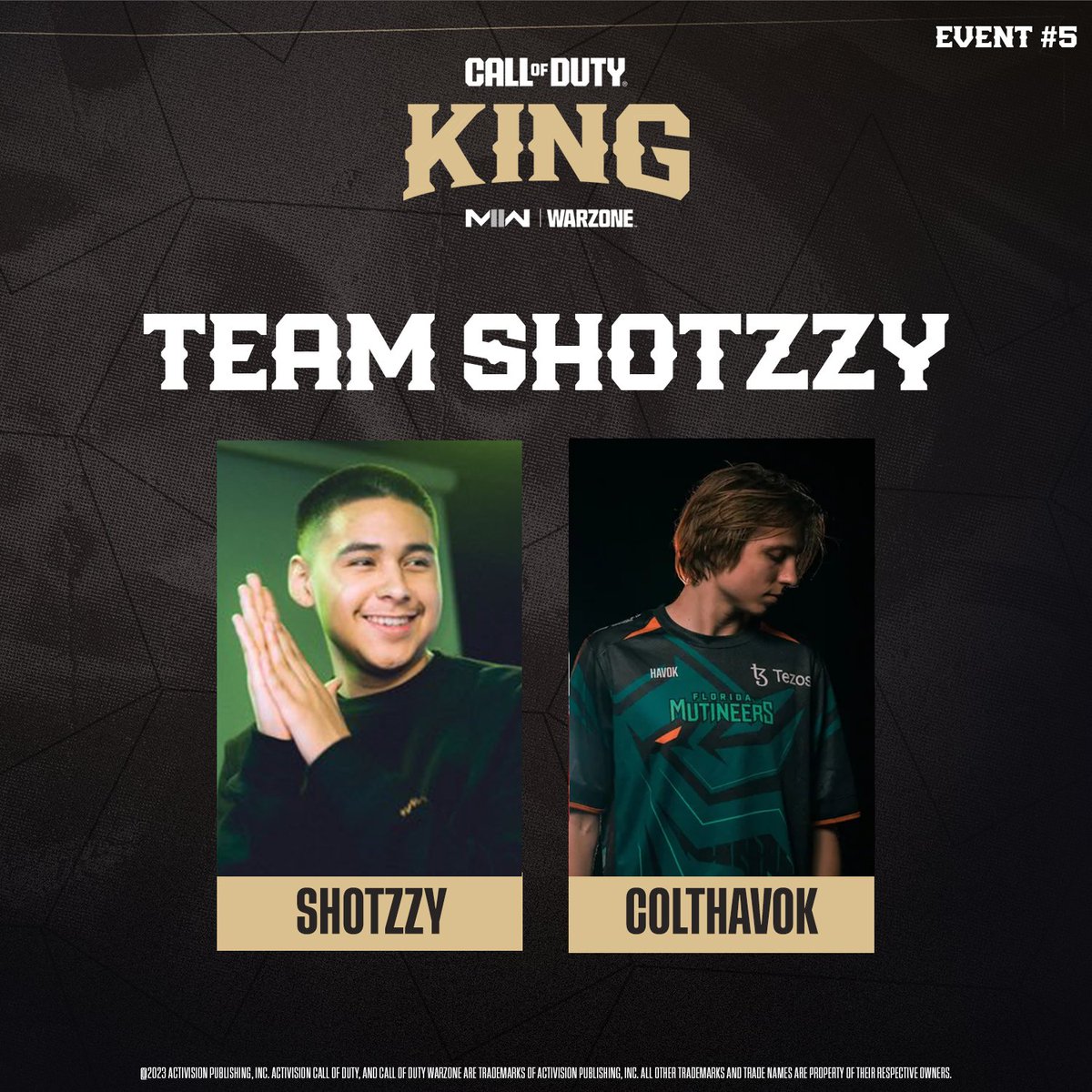 PullzeCheck's tweet image. This might be the fan favorite 👀

also Colt lowkey looks like xQc in this pic 🧃

Introducing Team Shotzzy 👑

@Shotzzy  | @ColtHavok 

#CODKING