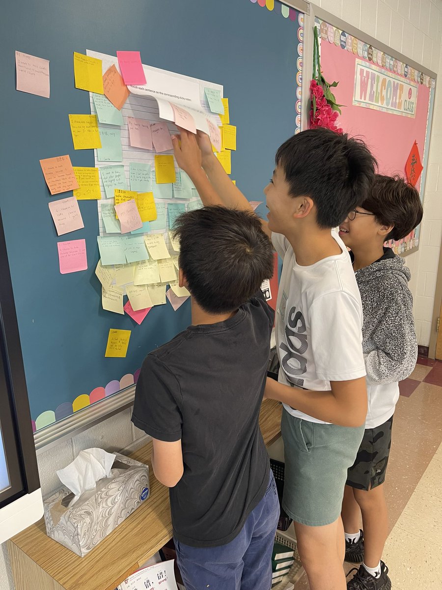 We had a discussion on how to be successful in Chinese learning. Students shared their strengths, weaknesses, and goals for this year! <a href="/JerichoMS/">Jericho MS</a>