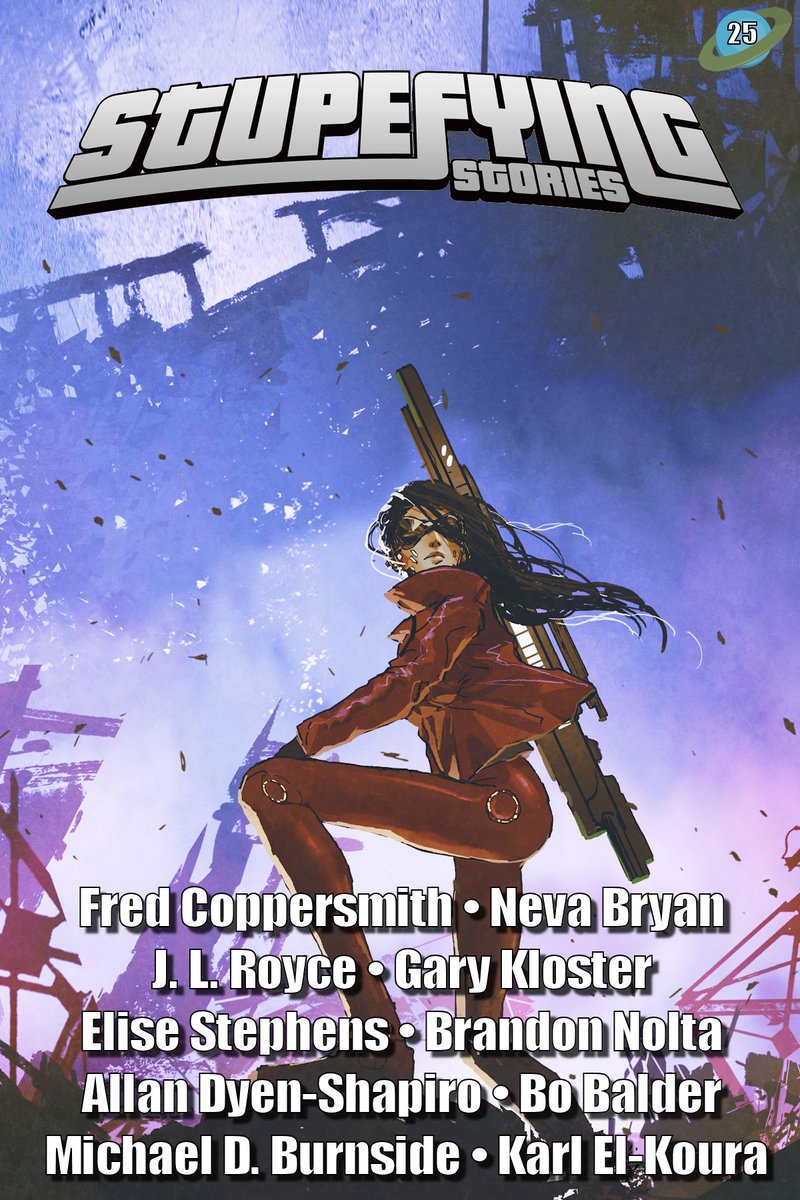 Delighted to announce pub day for Stupefying Stories 25, which features my fantasy short story "Two-Tone"! amazon.com/dp/B0CH292BQY/
"Two-tone" was the first story I wrote in the lumastration universe.
