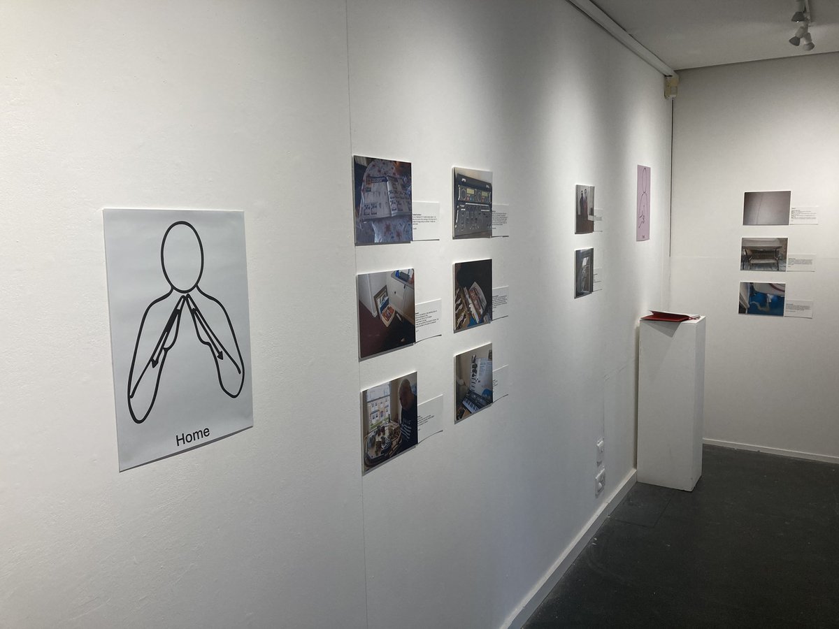 Our exhibition at @HiveShrewsbury opened today - come along to see images taken by photographers with #LearningDisabilities of what helps them feel at #home. 

#ArtsCharityUK #DisabilityArts #originalShrewsbury #photovoice