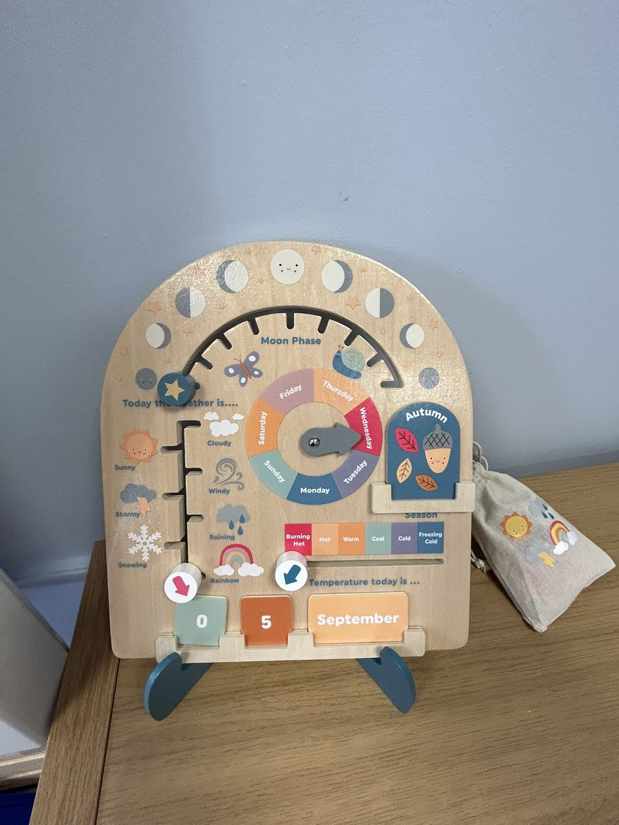 This makes me very excited to sing our weather and days of the week songs! <a href="/HalsneadR/">HalsneadReception</a>  <a href="/Halsneadschool/">Halsnead Primary School</a>