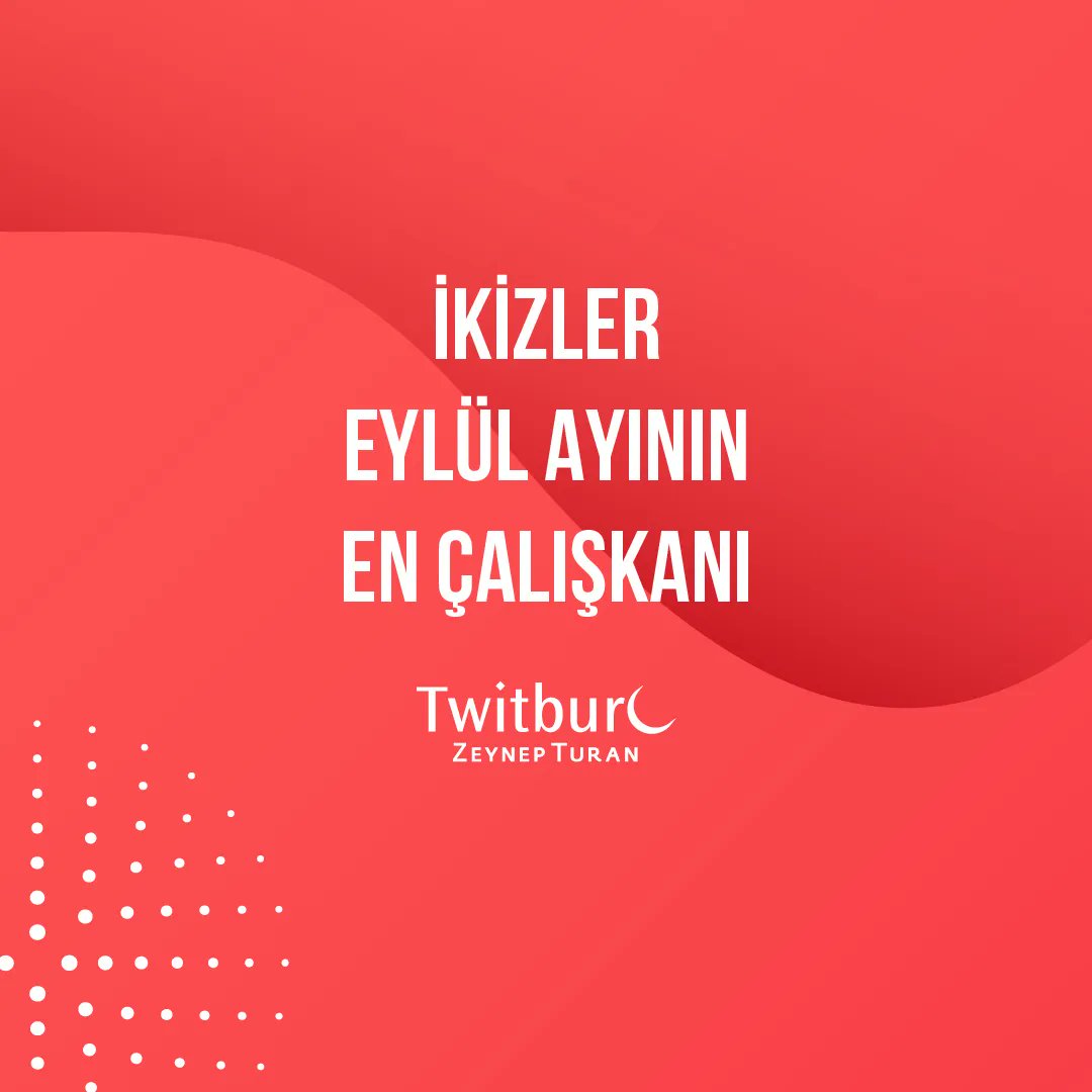 🔴 İKİZLER: Eylül Ayının En Çalışkanı 🔴 
🟠 “İşleyen demir ışıldar “demişler, bu ay çalışkanlığınla en çok ışıldayan sen olacaksın Sevgili İkizler. 
🟠 Hedeflerin için çaba harcamaktan bir an olsun geri durmayacaksın. 
🟠 Pes etmek bu ay senin kitabında yok.